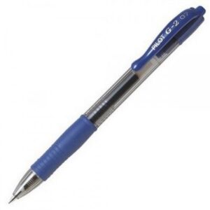 Stylo à bille à encre gel G-2 0.7 Bleu PILOT Réf : 63180