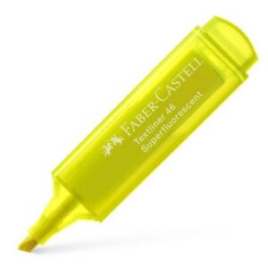 Fluorescent textliner 46 Jaune FABER CASTEL Réf : 154607