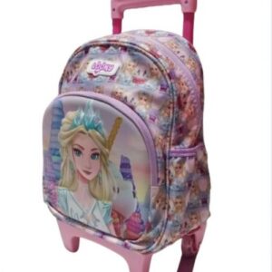 Cartable à roulettes pour filles 12'' 3D LOOKY Réf  3D12T-F2